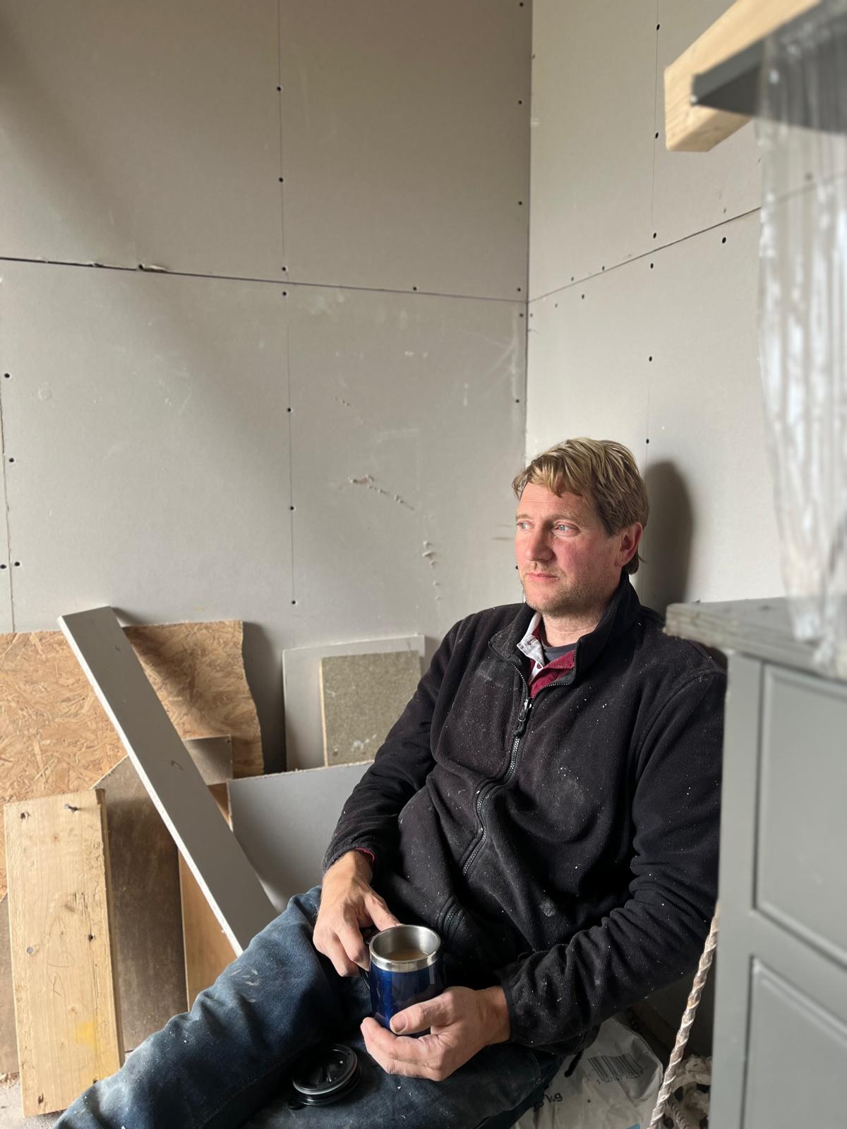 jonny having a break 